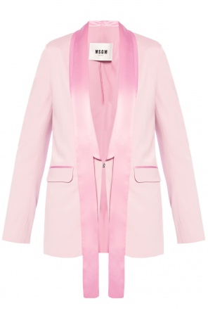 Blazer with shawl lapels, zdjęcie 1 Blazer with shawl lapels od MSGM